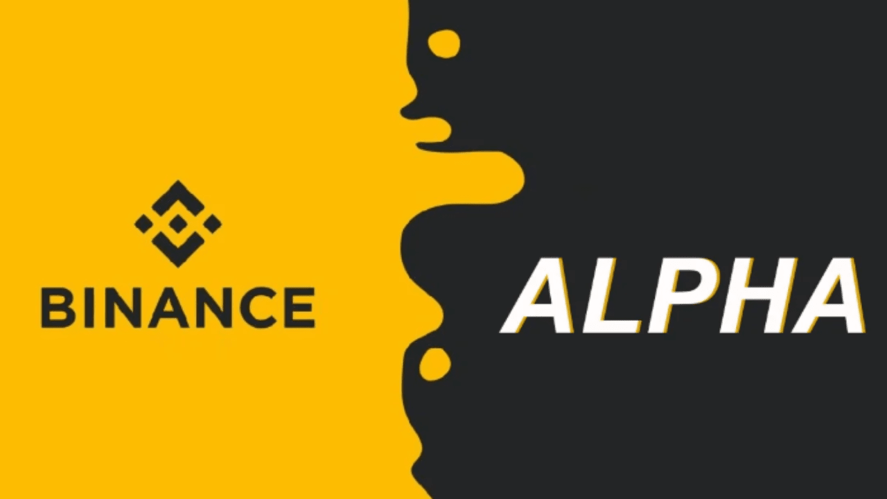 Binance ALPHA logo